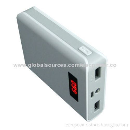 8,800mAh Capacity, LCE Indicator, Dual-USB Port, Output 5V 1A, 5V 2.1A Charger for Mobile, Tablet